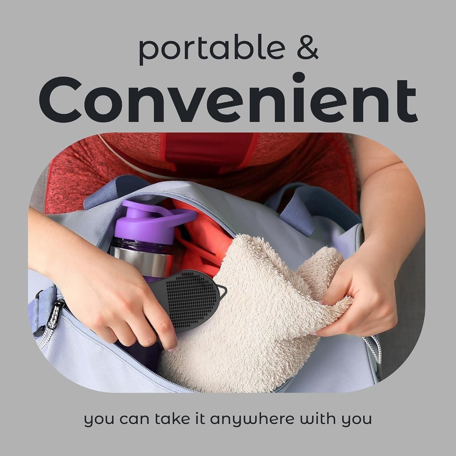 Exfoliating Silicone Body Scrubber Pro 2-in-1