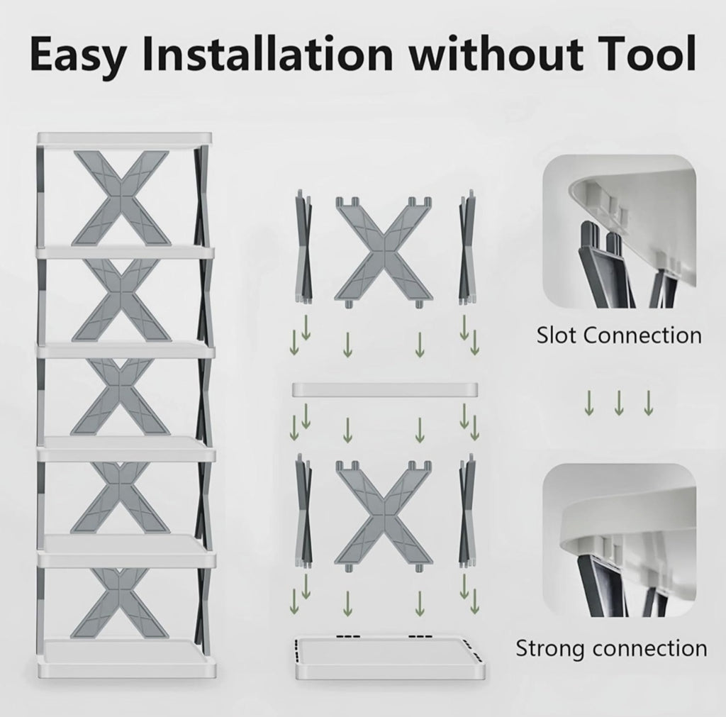 4 Layer Shoes Organizer / Multipurpose Storage Shelf