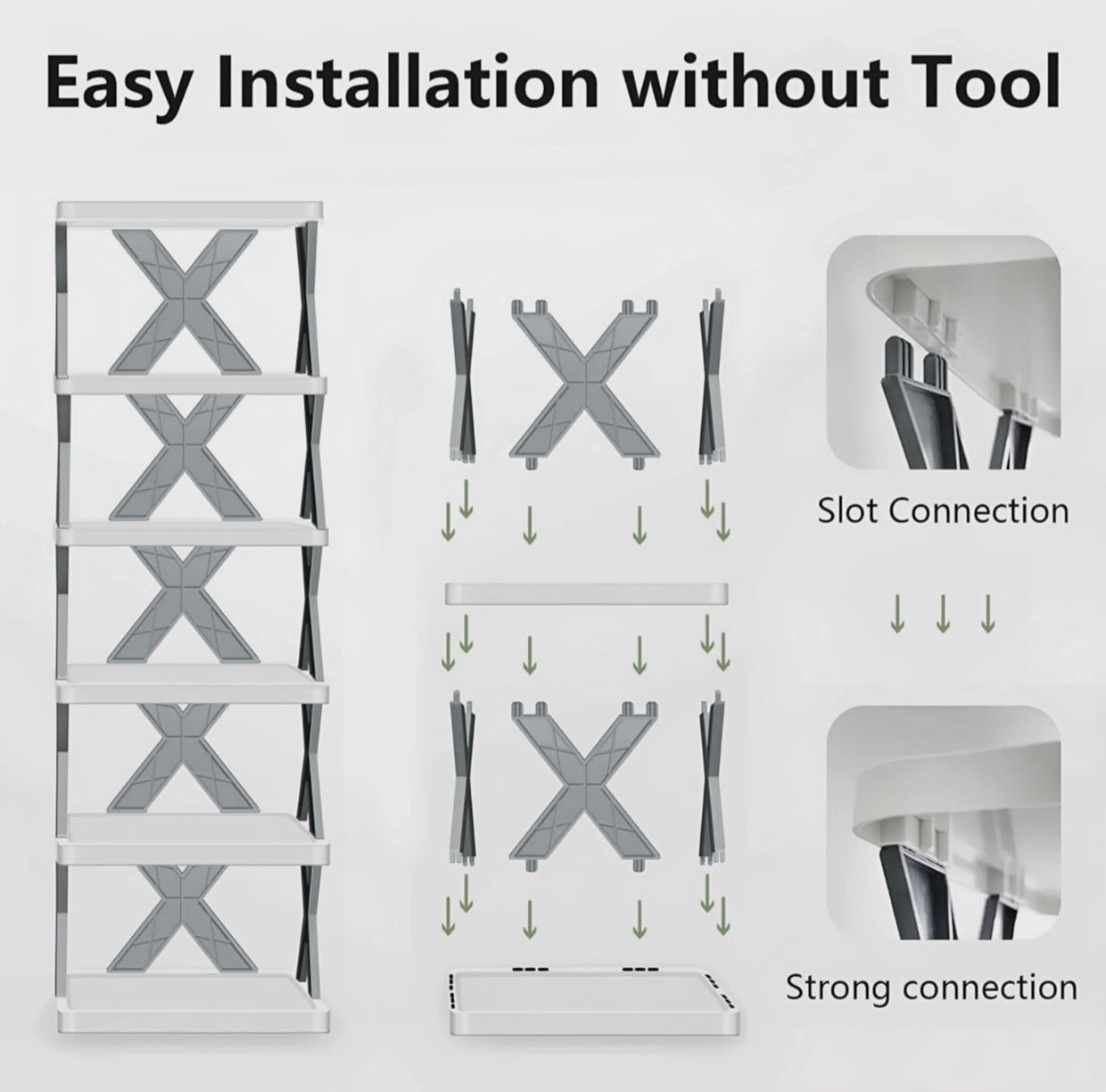 4 Layer Shoes Organizer / Multipurpose Storage Shelf